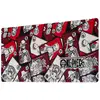 Image de Sous-main de One Piece - Personnage - pour Indifférent - rouge/noir/blanc Standard