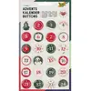 Image de folia 'Buttons' pour calendrier de l'Avent, en tôle