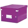 Image de Boite de rangement Click & Store M-Box - format A4 dimensions : L281xH200xP369mm - violet