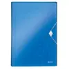 Image de Trieur valisette Esselte Wow en polypropylène - 6 compartiments A4 extensibles - bleu