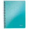 Image de Cahier A5 Leitz quadrillé 4x5 Spiralé WOW - Couverture PP - feuilles - Menthe