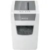 Image de Leitz iq slim office p-4 destructeur de papier destruction croisée 58 db 22 cm blanc