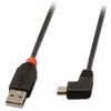 Image de Lindy Câble USB 2.0 type A / mini-B coudé. 1m