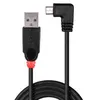 Image de Lindy Câble USB 2.0 type A / micro-B coudé. 2m