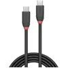 Image de Lindy câble USB 3.2 Type C 3A, 20Gbit/s, Black Line, 0.5m
