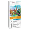 Image de Feutres Tombow ABT double pointe - pinceau + fine - couleurs primaires assortis - boîte de 12