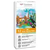 Image de Feutres Tombow ABT double pointe - pinceau + fine - couleurs pastels assortis - boîte de 12