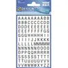 Image de ZDesign HOME Stickers de lettres, lettres A-Z, noir
