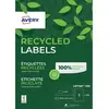 Image de Etiquettes adresse laser recyclées Avery LR7168 - impression laser - blanc - 199,6 x 143,5 mm - boîte de 100