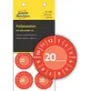Image de AVERY Zweckform Plaquette de contrôle, 20xx à inscrire,jaune