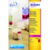 Image de Avery L7263R Etiquettes d'identification enlevables laser 99,1 x 38,1 mm - Rouge fluorescent - Boîte de 350