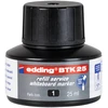 Image de Edding Recharge d'encre BTK 25 pour marqueurs effaçables tableau blanc 25 ml - Noir