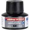 Image de Recharge d'encre Edding BTK 25 pour marqueurs effaçables tableau blanc 25 ml - Noir