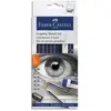Image de Set de dessins crayon graphite Faber Castell comprenant 6 crayons, un taille crayon et une gomme