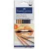 Image de Set d'esquisse classique Faber Castell crayon graphique, sangine, pitt sepia et estompe
