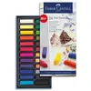 Image de Boîte de 24 demi-pastels tendre Faber Castell Creative Studio - Couleurs intenses et facilement miscibles