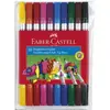 Image de Pochettes de 10 feutres de coloriage Faber-Castell - double pointe fine et moyenne - coloris assortis