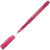 Image de Stylo feutre rose - pointe large 0,8 mm - corps transparent - encre rose indélébile