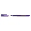 Image de Stylo feutre violet - pointe large 0,8 mm - corps transparent - encre violette indélébile