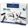 Image de Kit d'apprentissage Manga Faber Castell - Feutre, porte-mine, mines, gomme, mannequin et mode d'emplois