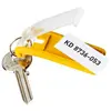 Image de Sachet de 6 porte-clés KEY CLIP - coloris assortis