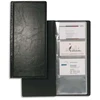 Image de DURABLE Porte-cartes de visite Visifix noir capacité 192 cartes aspect grain de cuir L11,5 x H25,3 cm