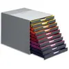 Image de Module de classement Varicolor - 10 tiroirs multicolore - 29,2 x 28 x 35,6 cm