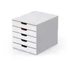 Image de Module de classement Durable Varicolor 5 tiroirs - Gris clair