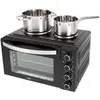 Image de CLATRONIC Four micro-ondes combiné plaque de cuisson KK 3786