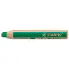 Image de Crayon de couleur Stabilo woody 3in1 multi-surfaces mine extra-large (10 mm) - Vert foncée