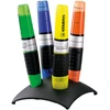 Image de STABILO LUMINATOR Surligneurs set de bureau pointe biseautée 2 et 5 mm - Coloris assortis - Lot de 4