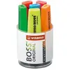 Image de STABILO BOSS ORIGINAL Surligneur pointe biseautée 2 et 5 mm - Pot de 6 coloris assorti fluo