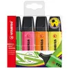 Image de Stabilo Boss - pochette de 4 - coloris assortis : jaune/rose/vert/orange
