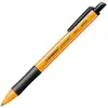 Image de Stylo bille rétractable Pointball 6030/46 Stabilo - avec zone de préhension - pointe moyenne - corps en plastique jaune/noir - encre noire