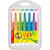 Image de STABILO swing cool Surligneur pointe biseautée 1 et 4 mm - Coloris assortis fluo - Etui de 6