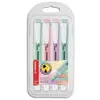 Image de Surligneurs Stabilo Swing Cool Pastel Edition - pointe biseautée - tracé 1-4mm - coloris assortis - pochette de 4