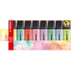Image de STABILO BOSS ORIGINAL Pastel Surligneur pointe biseautée 2 et 5 mm - Coloris assortis - Pochette de 8