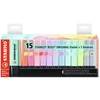 Image de Surligneur Stabilo Original Boss Original - coloris pastel assortis - set de 15