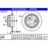 Image de Disque de frein ATE 24.0110-0176.1 arrière, plein, 1 pièce