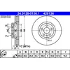 Image de Disque de frein ATE 24.0128-0136.1 avant, ventilé, 1 pièce