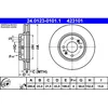 Image de Disque de frein ATE 24.0123-0101.1 avant, ventilé, 1 pièce