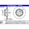 Image de Disque de frein ATE 24.0120-0182.1 arrière, ventilé, à haute teneur en carbone, 1 pièce