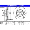 Image de Disque de frein ATE 24.0132-0300.2 avant, ventilé, à haute teneur en carbone, 1 pièce