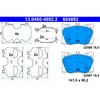 Image de Jeu de plaquettes de frein ATE 13.0460-4892.2, avant