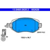 Image de Jeu de plaquettes de frein ATE 13.0460-2620.2, avant