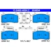 Image de Jeu de plaquettes de frein ATE 13.0460-4894.2, avant