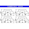 Image de Kit d'accessoires, plaquette de frein ATE 13.0460-0145.2