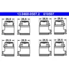 Image de Kit d'accessoires, plaquette de frein ATE 13.0460-0507.2