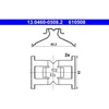 Image de Kit d'accessoires, plaquette de frein ATE 13.0460-0508.2