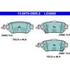 Image de Jeu de plaquettes de frein ATE 13.0470-2600.2, arrière, Céramique